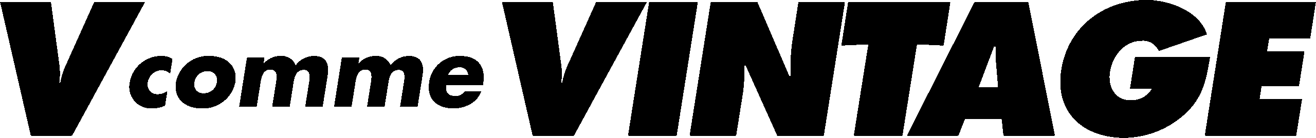 V Comme Vintage