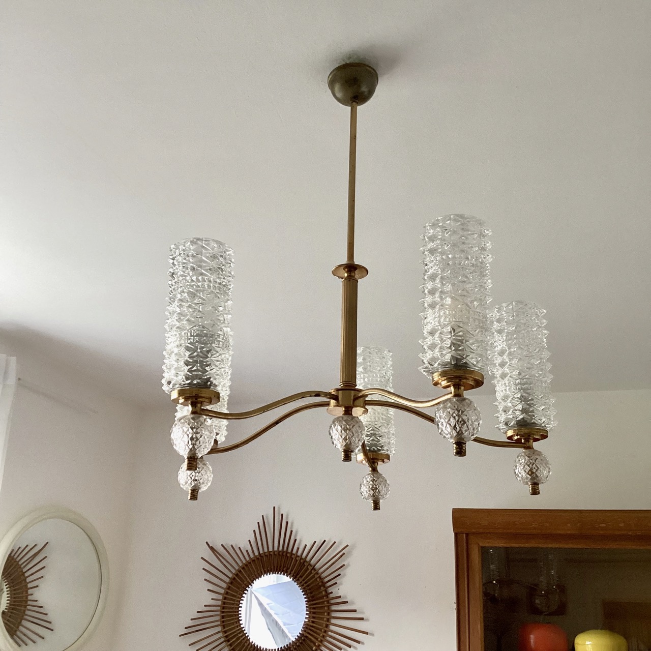 Suspension Or et Verre – Image 2