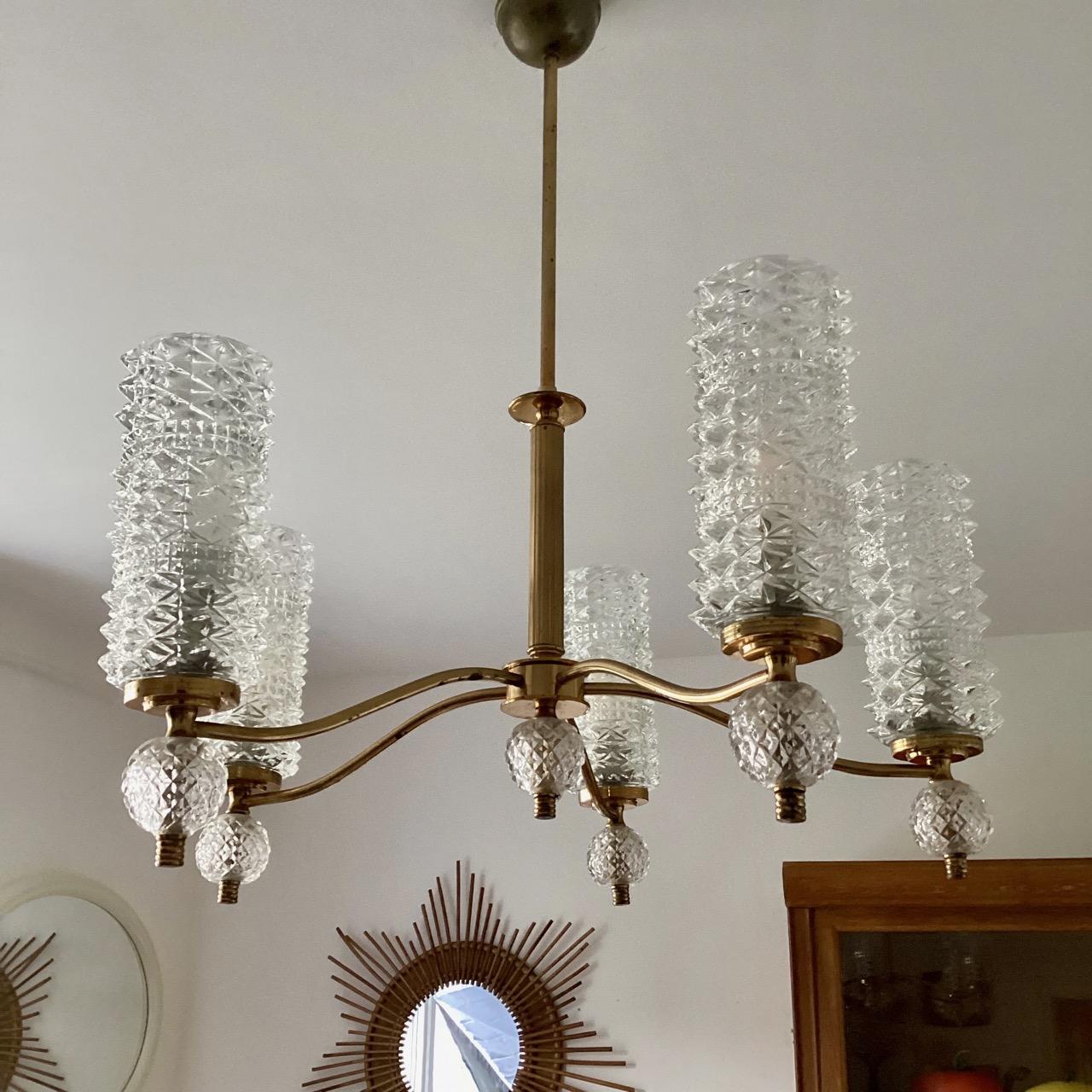 Suspension Or et Verre – Image 3