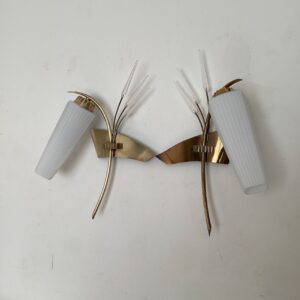 Paire d'appliques années 60
