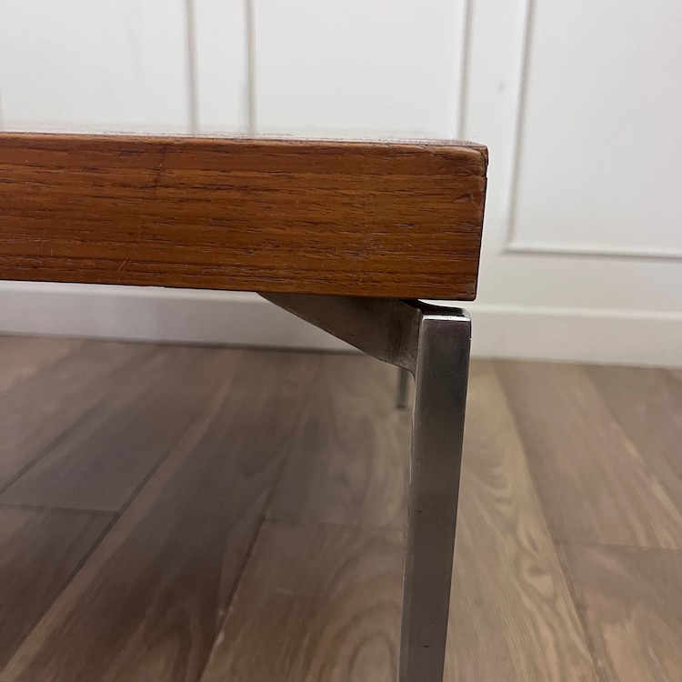 Table basse carrée en teck – Image 9