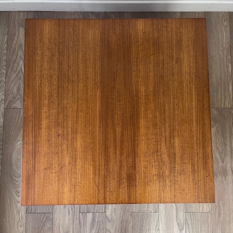 Table basse carrée en teck – Image 7