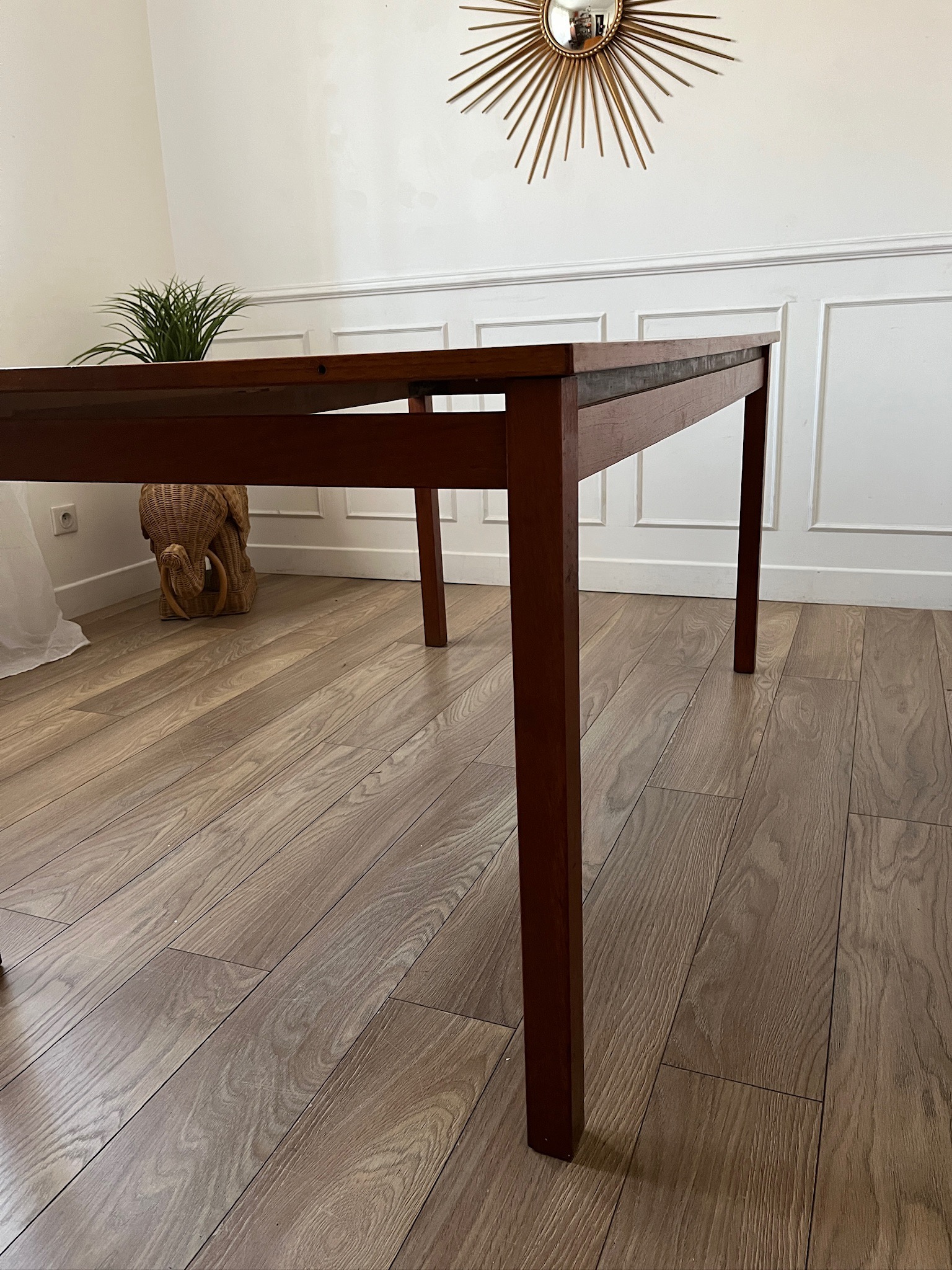 Table de salle à manger en teck – Image 9