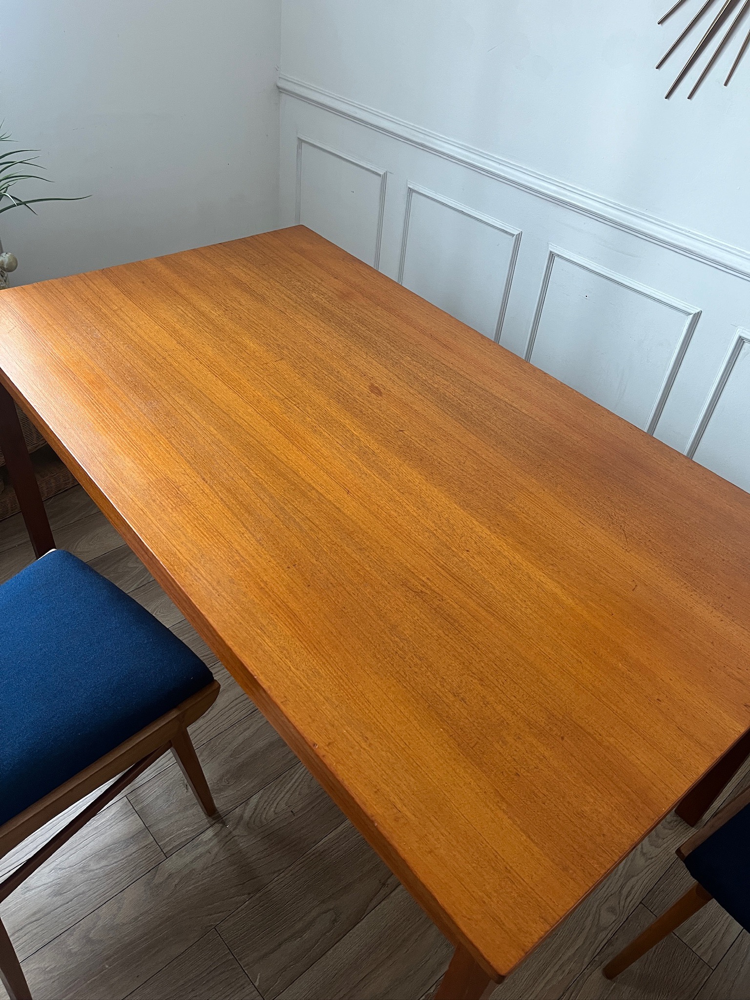 Table de salle à manger en teck – Image 5