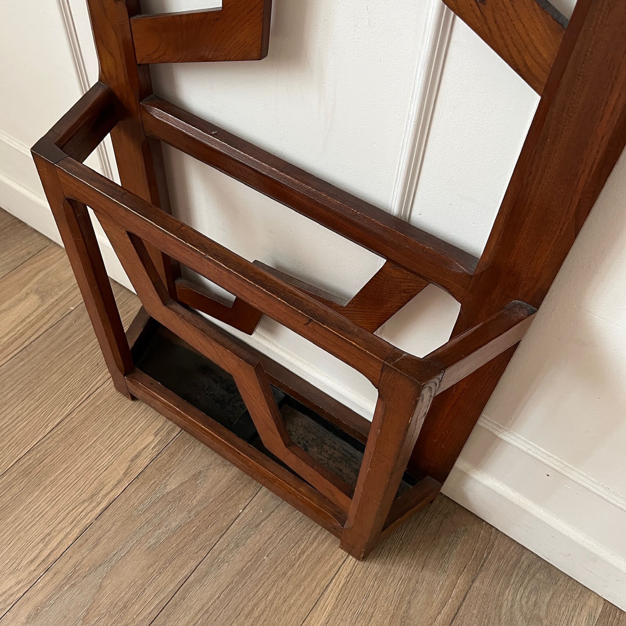 Vestiaire Art Déco en bois – Image 6