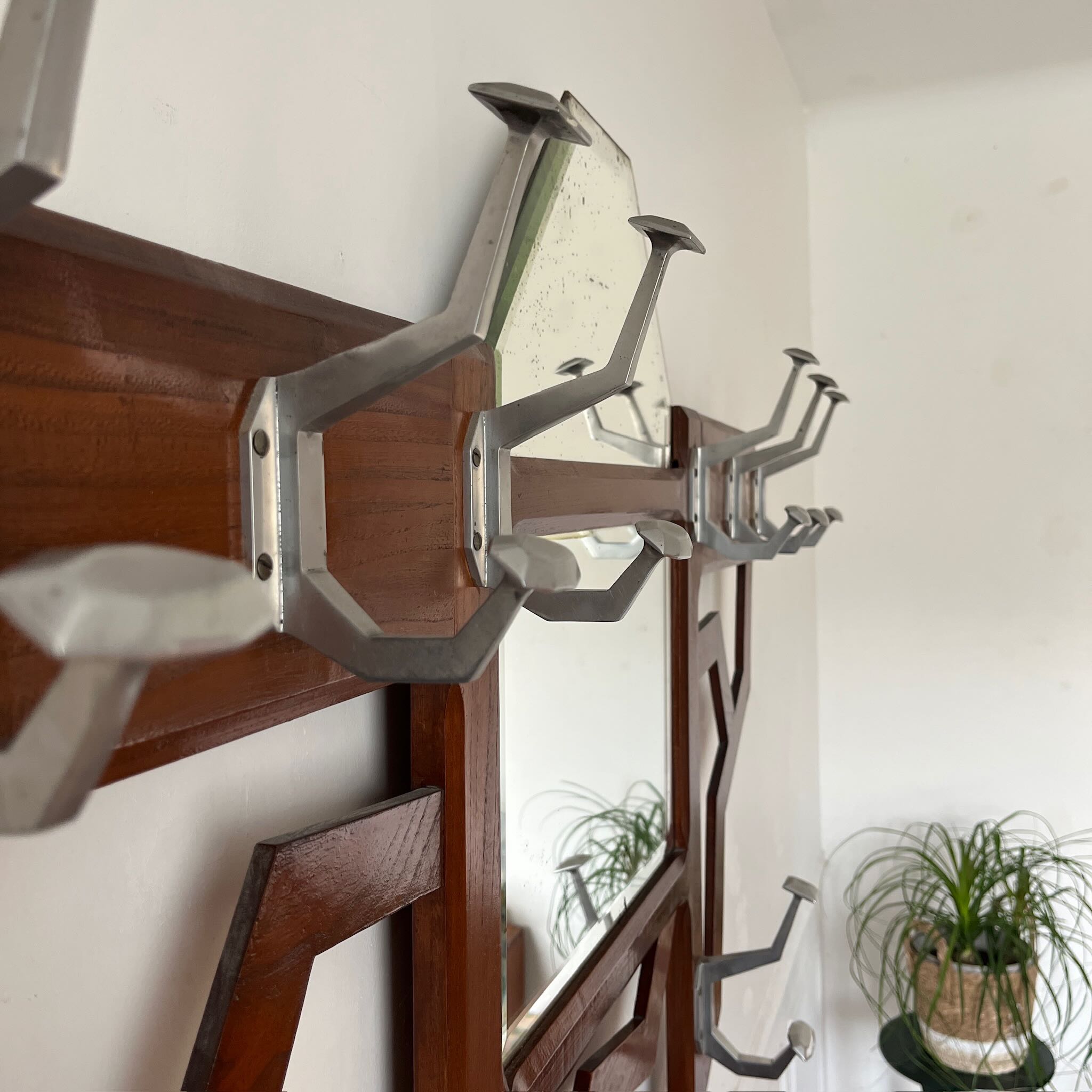 Vestiaire Art Déco en bois – Image 7