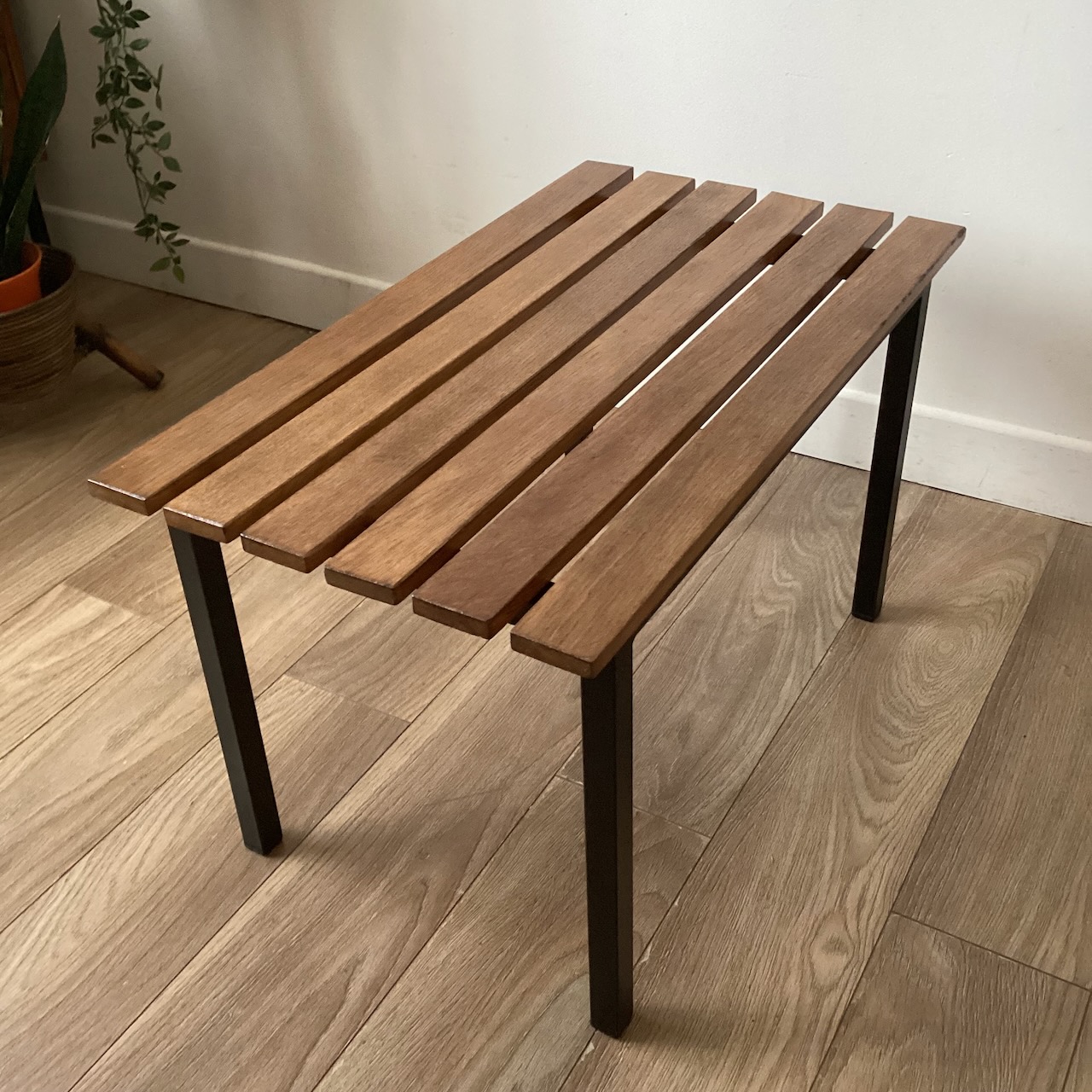 Table basse métal et lattes de bois – Image 8